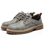 Fashion Retro Leather Men's Shoes New British Wind Retro Tooling Shoes Men Casual Shoes Platform Sneakers Men Zapatos De Hombre
