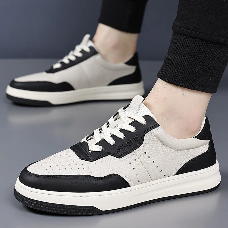 Men's fashion casual shoes four season soft-sole non-slip breathable outdoor walking shoes youth lightweight sports running shoe