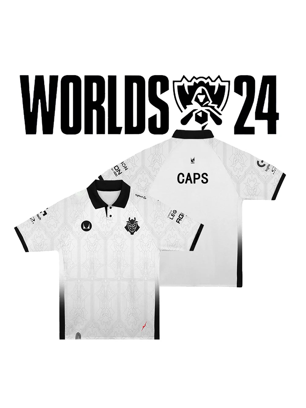 2024 New G2 E-Sports Club World Finals Limited Jersey League Of Legends LEC POLO Support Team Uniform Games Sports Fashion Tops