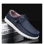 Men Shoes Casual Canvas Loafers Shoes Light Breathable Flats Leisure Male Vulcanized Shoes Walking Sneakers Plus Size 39-46