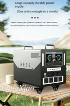 Large Capacity Portable Power Station 220V High Power Outdoor Camping Emergency Backup Power Supply For Home And Travel
