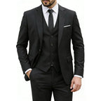 Men Suits For Wedding 3 Pieces 2 Set Elegant Slim Fit Jackets Pants Blazers Formal Outfit Fashion Business Classic 2026 Costume
