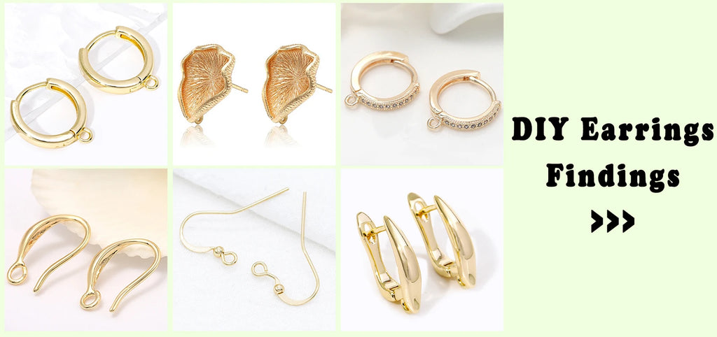 14K Gold Plated Brass Flower Tassel Pendant For Earrings Accessories,Flower Charms Pendant For DIY Jewelry Making Supplies