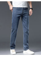 2026 Y2k Pants Men Thin Lyocell Spring Summer Classic Korean Youthful Vitality Men's  Jeans Lightweight Stretch Trousers