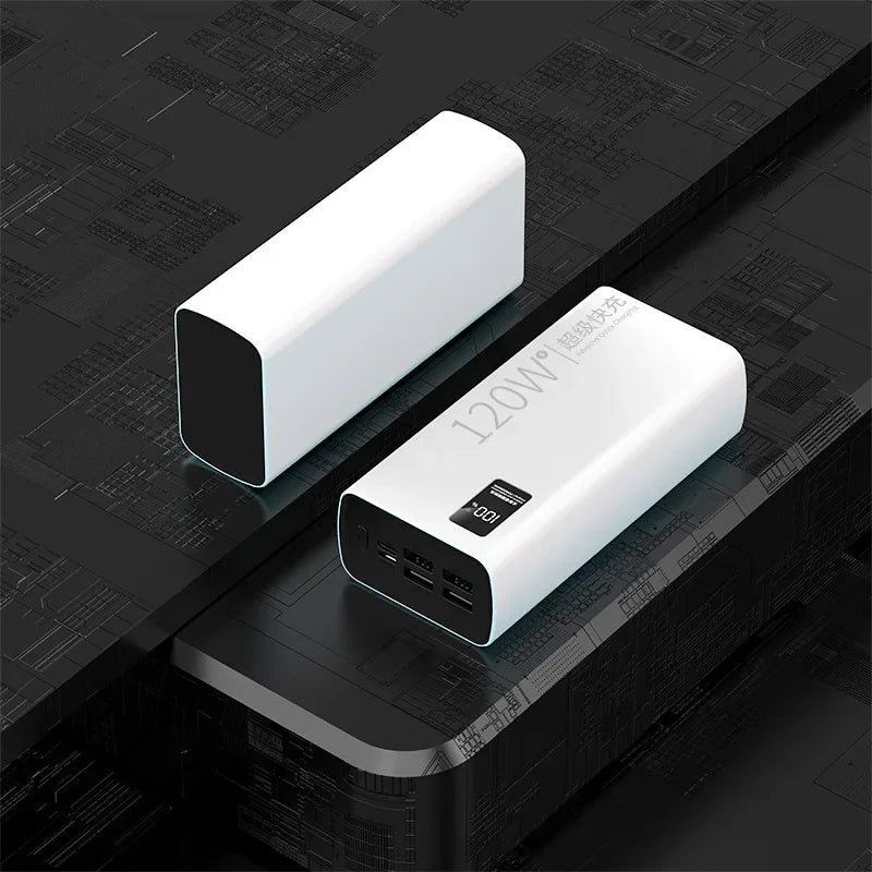 57000mAh 120W High Capacity Power Bank for IPhone Xiaomi and Huawei Mobile Phones Super Fast Charging Type-C PowerBank (CCC)