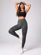 High Waist Seamless Yoga Pants for Women Quick Dry Running Gym Leggings Fitness Tights Leggings Athletic Workout Running Crops