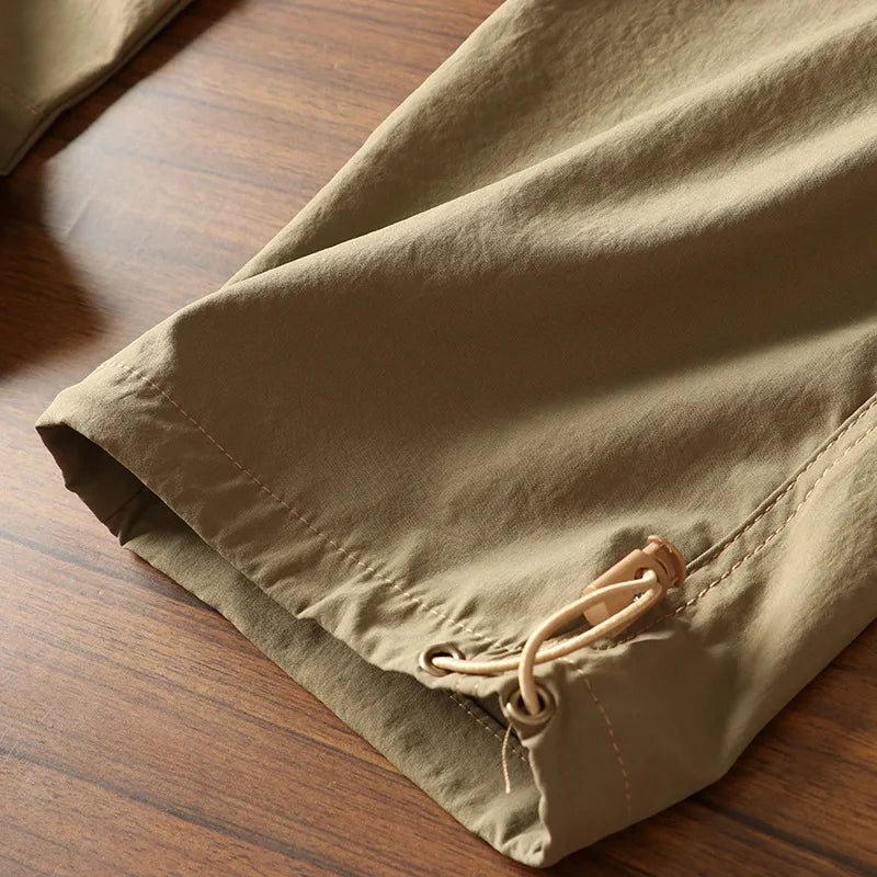 Men's Summer Cargo Pants Outdoor Street Fashion Spring Slacks Baggy Joggers Hiking Long Loose Vintage Long Trousers For Men