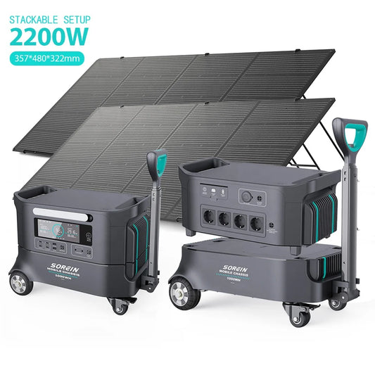 Portable 1800W Solar Power Station Lithium Ion Battery Solar Generator Power Plant 2000w 2000W 3000W 300W 1200W 600W Surge
