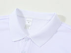 Solid color polo shirt ultra-light men's quick-drying breathable sweat-wicking shirt suitable for fitness gym and running