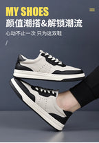 Men's fashion casual shoes four season soft-sole non-slip breathable outdoor walking shoes youth lightweight sports running shoe