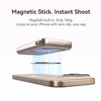 TELESIN Magnetic Phone Selfie Monitor Screen Vlog Selfie For iPhone Android Iphone Wireless Remote for MagSafe ZOOM Control