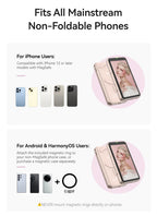TELESIN Magnetic Phone Selfie Monitor Screen Vlog Selfie For iPhone Android Iphone Wireless Remote for MagSafe ZOOM Control