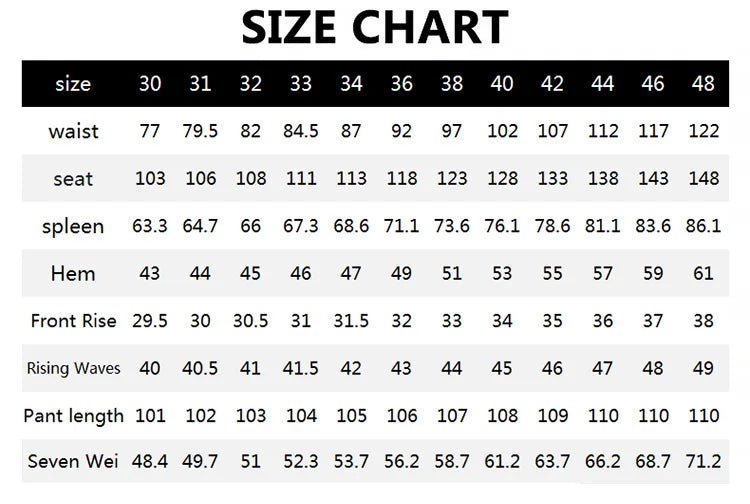 FENROOST Plus Size Men's High Waist Straight Leg Jeans Four Seasons Loose Baggy Denim Trousers Casual Versatile Long Pants New