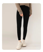 Fall/Winter 100% Pure Wool Knitted Pants Are Slim And Warm Wear Wool Pants Inside And Outside Tight Elastic Leggings