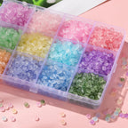 100pcs/lot 2x4mm Ice Seed Gradient Glass Beads Round Beads Colorful Uniform Rice Shape for DIY Handmade Jewelry Bracelet Making