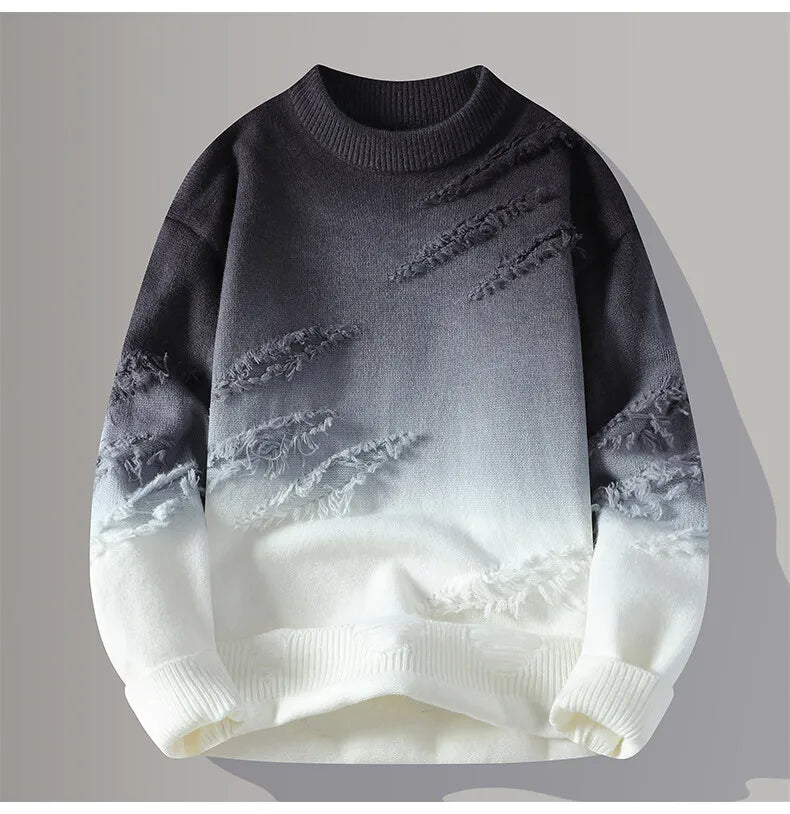 2024 Winter Sweaters for male men thick O-neck sweater men Student youth sweaters autumn Men's wool Casual Knitwear Pullover