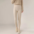 Fall/Winter 100% Pure Wool Knitted Pants Are Slim And Warm Wear Wool Pants Inside And Outside Tight Elastic Leggings