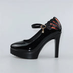 11cm Small Size 32-43 White Wedding Shoes Patent Leather Platform Pumps 2026 Formal Thin High Heels Shoes Model Office Party