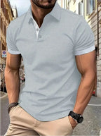 The 2026 Summer New men's short-sleeved POLO Shirt Is Casual Fashionable Comfortable And Soft With 3D Pattern Printing