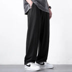 Mens Joggers Pants Summer Streetwear Oversized Black Loose Fit Casual Trousers Plus Size Elastic Waist Baggy Sweatpants Male