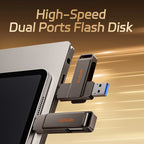 HEYGATE USB 3.2 Type-C Dual Interface OTG U Disk 150MB/s Fast Transfer Flash Drive Memory Stick For Android Smartphone Notebook