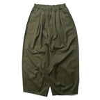Solid Color Wide Leg Cargo Pants Mens Baggy Pleated Streetwear Elastic Waist Casual Loose Trousers Men