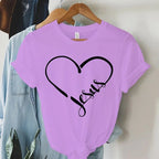 Unisex Fashion Clothing Jesus T Shirts Faith T Shirts God T Shirts Christian Shirts Gifts for Christians Women's Shirt