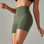 Seamless Yoga Shorts Women Fitness Shorts Running Cycling Shorts Breathable Sports Leggings High Waist Workout Gym Shorts