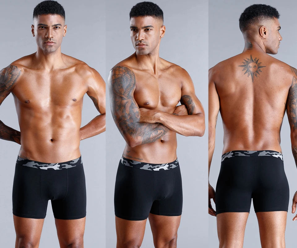 5pcs Boxer Shorts Men Sexy Underwear for Men Cotton Boxers for Man Men's Panties Custom Underpants Male Calecon