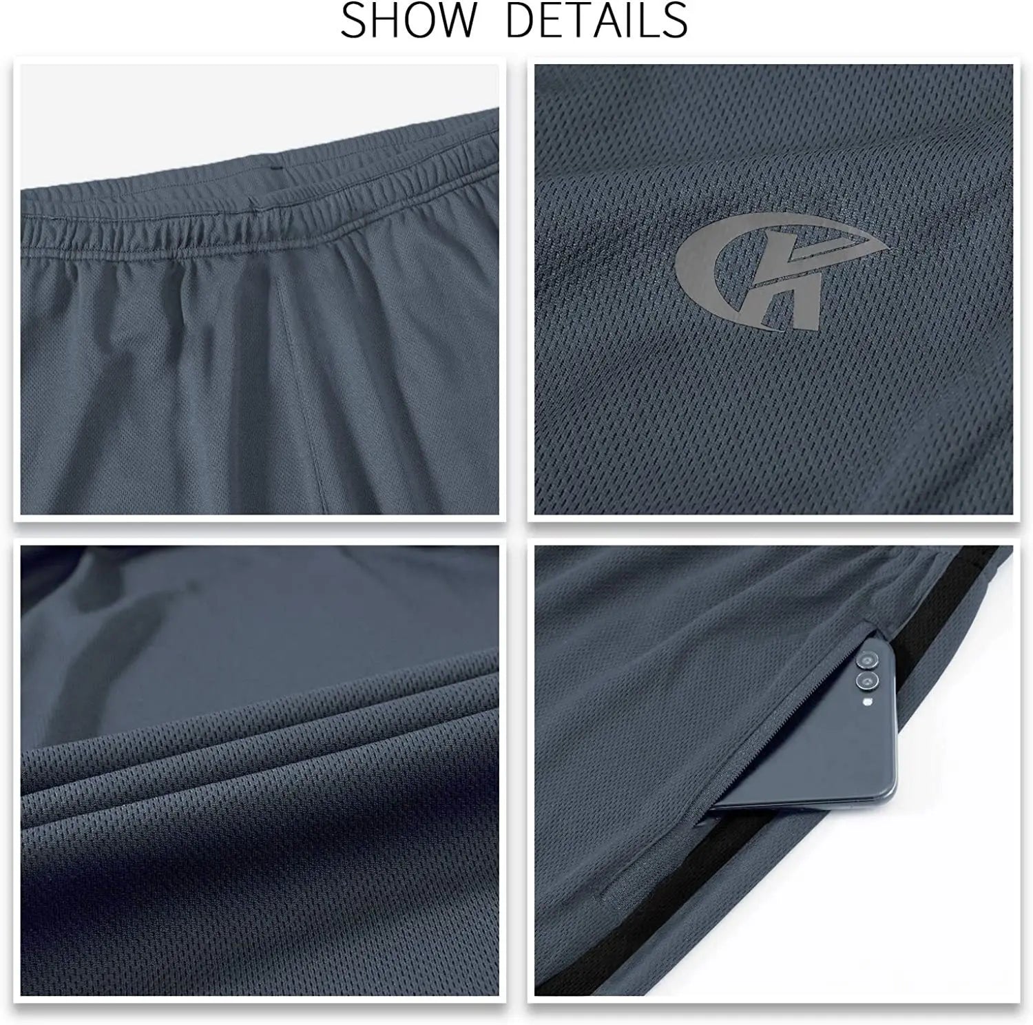 Men Sweatpants Running Sport Pants Drawstring Lightweight Solid Joggers Sport Streetwear Casual Breathable Trousers Tracksuit