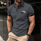 Men's Short Sleeve Polo Shirt Contrast Collar Cuff Design Casual Business Golf T Shirt For Man men's Polo Shirts Mens Clothing