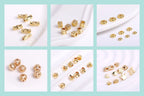 1 Pcs 18K Gold Plated Magnetic Lock For Bracelet Connectors Accessories,Magnetic Fasteners Clasp For DIY Jewelry Making Supplies
