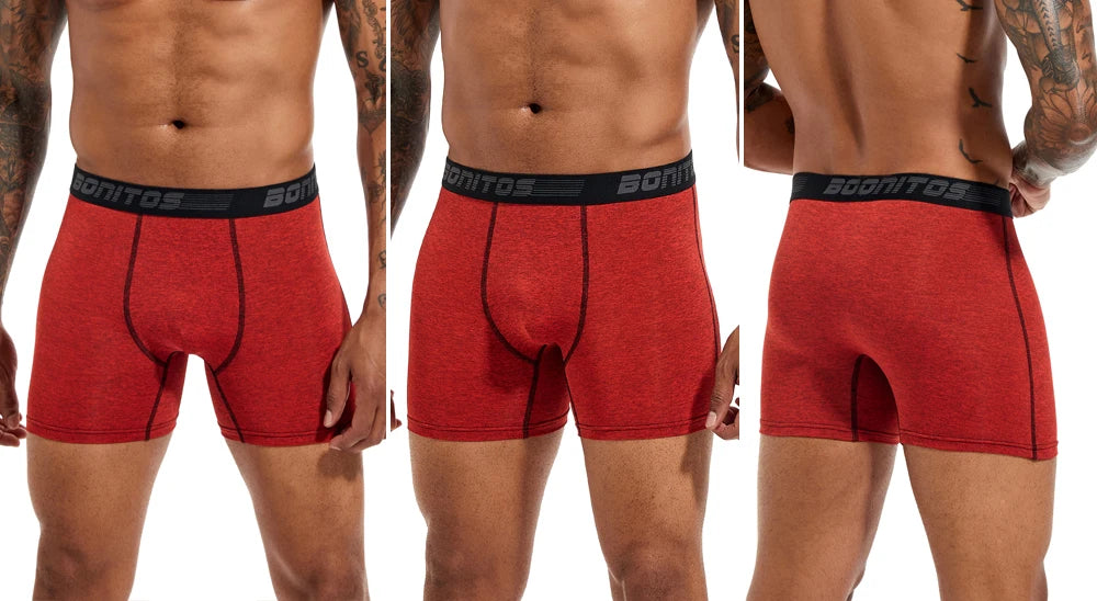 5pcs Boxers Men's Panties Breathable Boxer Shorts Men Underwear Polyester Underpants for Man High Quality Male Trunks