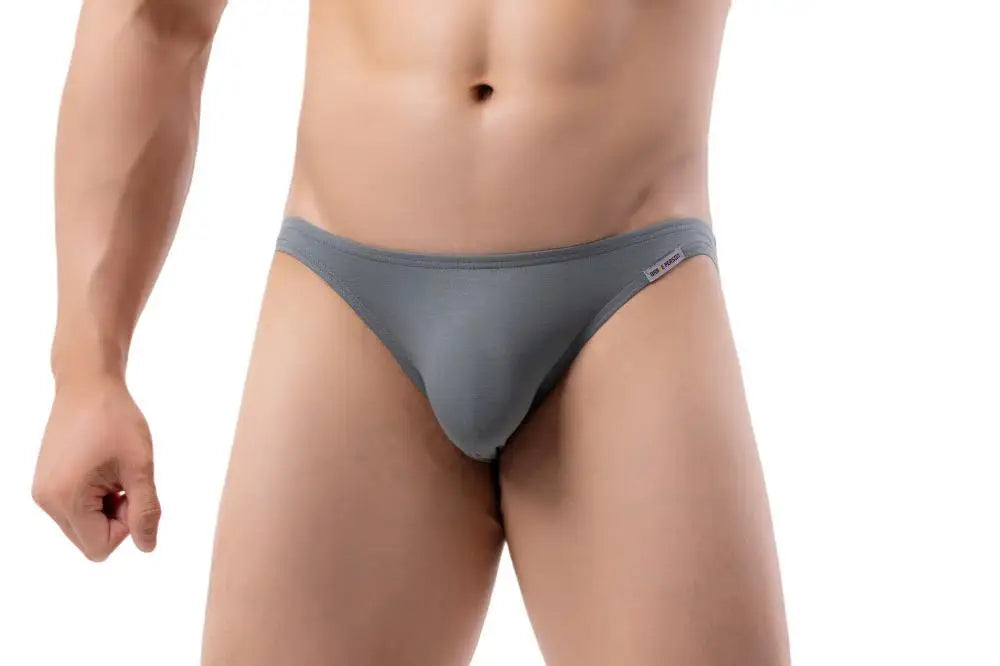 BRAVE PERSON Men's Modal Briefs Sexy Underwear Low-rise Solid Underpants 12 Colors Briefs for Man
