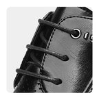 Men's Summer Breathable Leather Shoes Hollow out Comfortable Fashionable Business Formal Derby Shoes British Style-SJ2502-1
