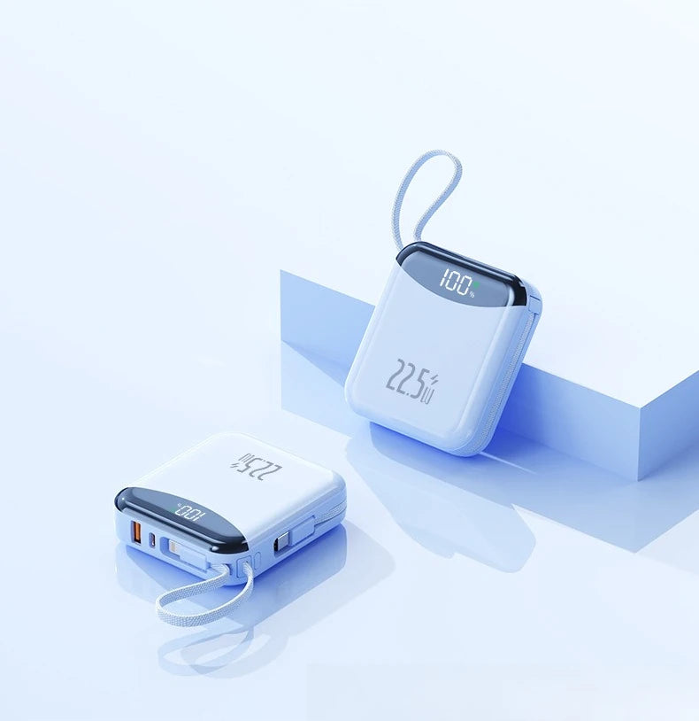 CCC Certification 22.5W 20000mAh Mini Power Bank Fast Charge Powerbank External Battery for iPhone Xiaomi Huawei Samsung