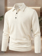 2026 New Men's Business Casual Long Sleeve Polo T-shirt Summer Comfortable Breathable Top male fFormal Occasions