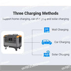 3000W Portable Power Station 2000W 1000W Solar Generator 600W LiFePo4 Batteries 220V Energy Storage Supply Camping Campervan RV