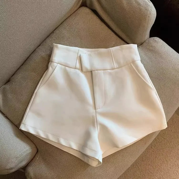 Women Sexy Shorts Mooyufon Black Shorts Women Harajuku Elegance High Waisted Shorts A Line Slim Casual Hot Girl Straight Pants