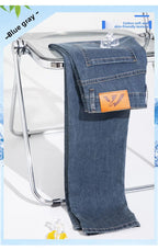 2026 Y2k Pants Men Thin Lyocell Spring Summer Classic Korean Youthful Vitality Men's  Jeans Lightweight Stretch Trousers