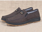 Hot selling men's sports shoes for spring and summer 2024, casual old Beijing walking shoes, breathable men's cloth shoes