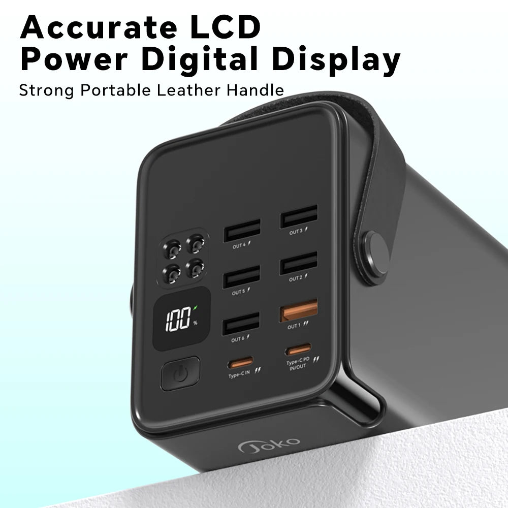 70000mAh Power Bank  With 20W PD 22.5W QC Quick Charging Powerbank Support FCP AFC VOOC 22.5 Portable PoverBank For Oppo Oneplus