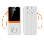 120W 50000mAh Power Bank for IPhone Samsung Xiaomi Mobile Phone Built-in Cable with Digital Display and Two-way Fast Charging