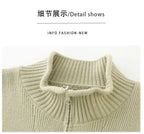 2026 Autumn Men's High Quality Comfortable Loose Solid Color Knitted Cardigan jacket Men's Fashion Trend Casual Sweater men