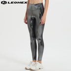 LEOHEX High Waist Yoga Leggings for Women, Breathable Fitness Running Pants, Workout Gym Sports Trousers