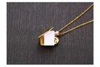 Vnox Light Heart Locket Pendants for Women Men Openable Photo Frame Glossy Stainless Steel Necklaces Family Love Collar