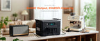2400W 1800W 500W Portable Power Station Outdoor UPS Function Pure Sine Wave Lifepo4 Batteries 220V портативная эле