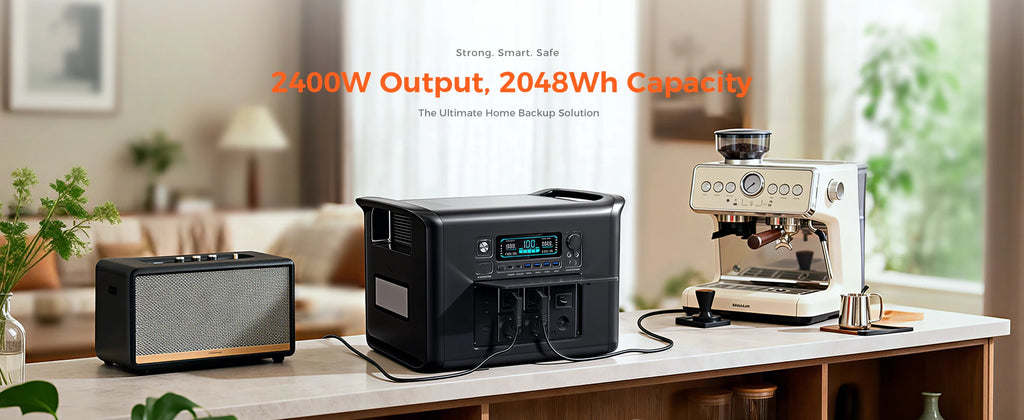 2400W 1800W 500W Portable Power Station 1024wh 345wh Lifepo4 Battery Powerful Power Bank Solar Generator Emergency Power Supply