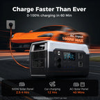 CTOLITY XP1000 1800W Portable Power Station 1024Wh Lifepo4 Apartment Charging Station Pure Sinve Wave Camping Solar Generator