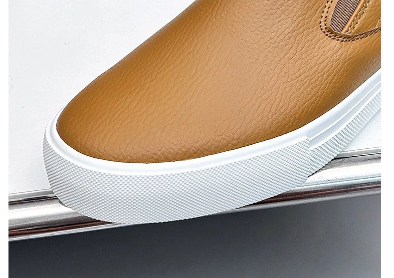 Men's Casual Shoes Grey Brown Flat Bottomed Casual Board Shoes Mens Loafers Man Shoes Casual Sneakers Men